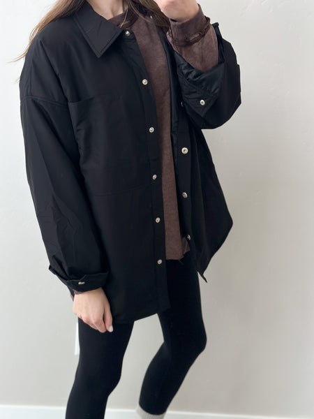 Light Weight Snap Down Shacket