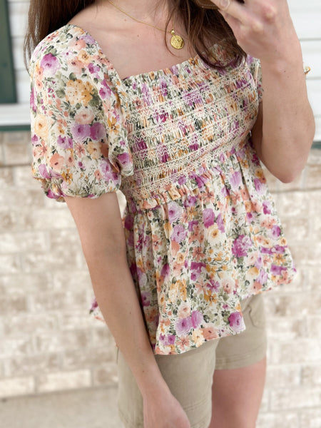 In Bloom Floral Top
