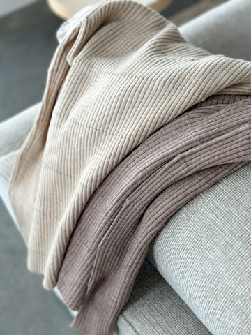 Rivi Mock Neck [taupe & mocha]