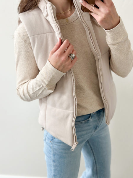Essential Daily Vest [oatmeal]