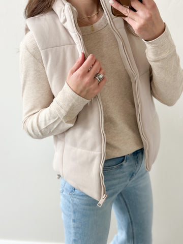 Essential Daily Vest [oatmeal]