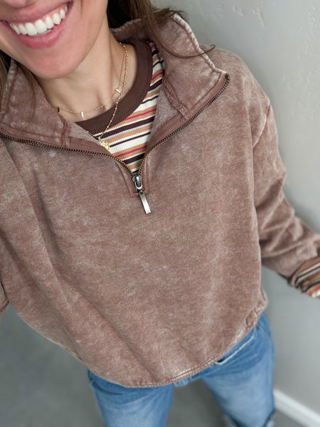 Max Ribbed Stripe Long Sleeve