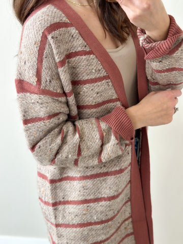 Mauvey Mix Cardigan
