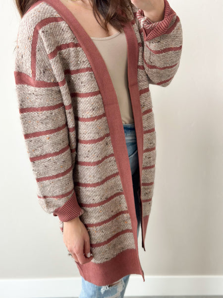 Mauvey Mix Cardigan