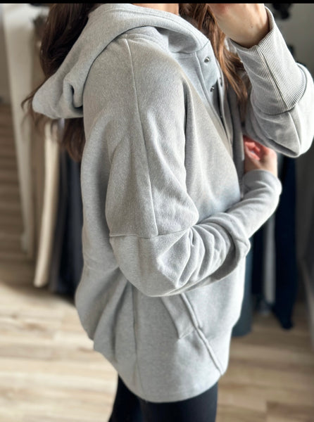 Grab & Go Hoodie [grey, mocha, & taupe]