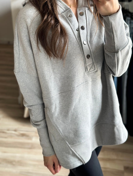 Grab & Go Hoodie [grey, mocha, & taupe]