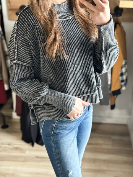 Dedra Acid Wash Sweater