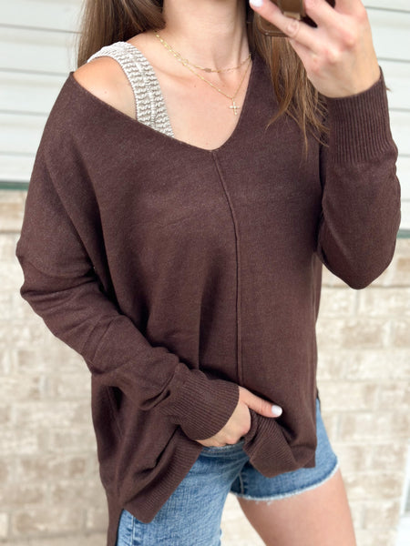 Thank Me Later Sweater [espresso]