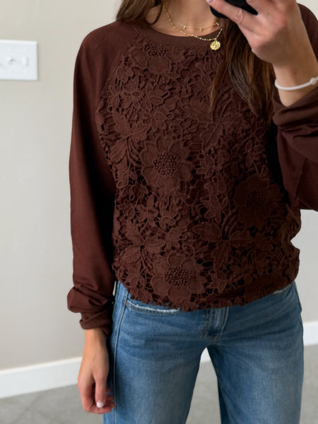 Lacey Accent Crews [hunter green + espresso] ready in 1-2 weeks!
