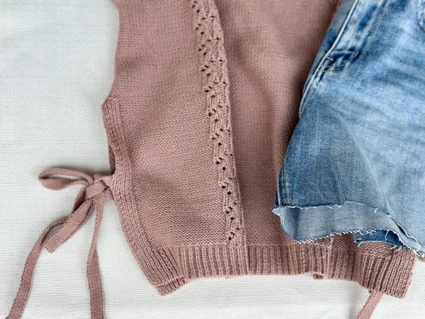 Charli Knit Bottom Tie Tee