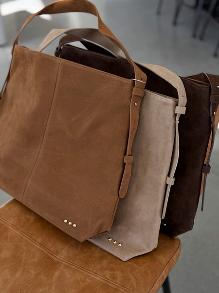 Suede Bucket Bag [3 colors]
