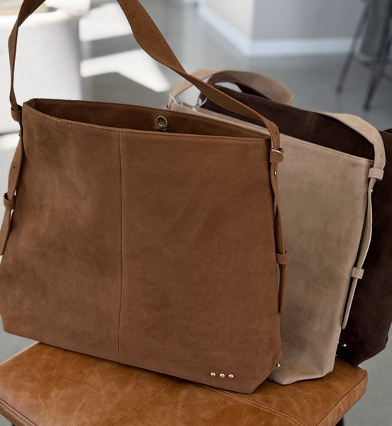 Suede Bucket Bag [3 colors]