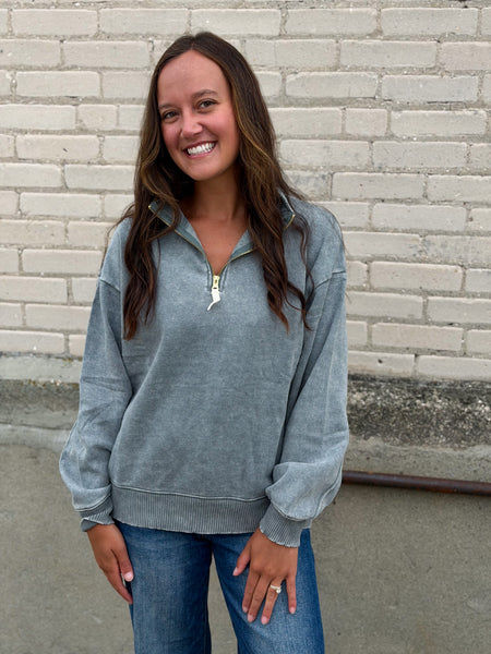 Gold Accent 1/4 Zip [S-3X]