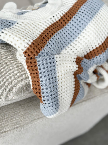 Ray of Blue Crochet Top