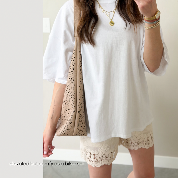 Intention Oversized White T-shirt