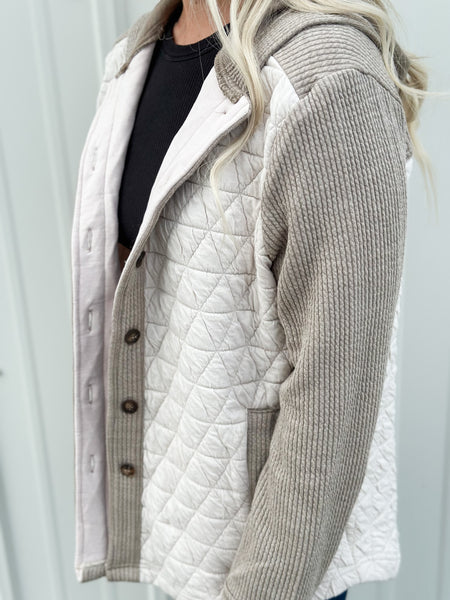 Keep it Neutral Texture Shacket