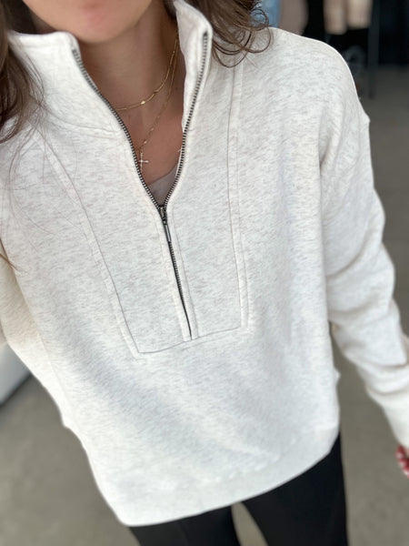 The Classic Oatmeal 1/4 Zip