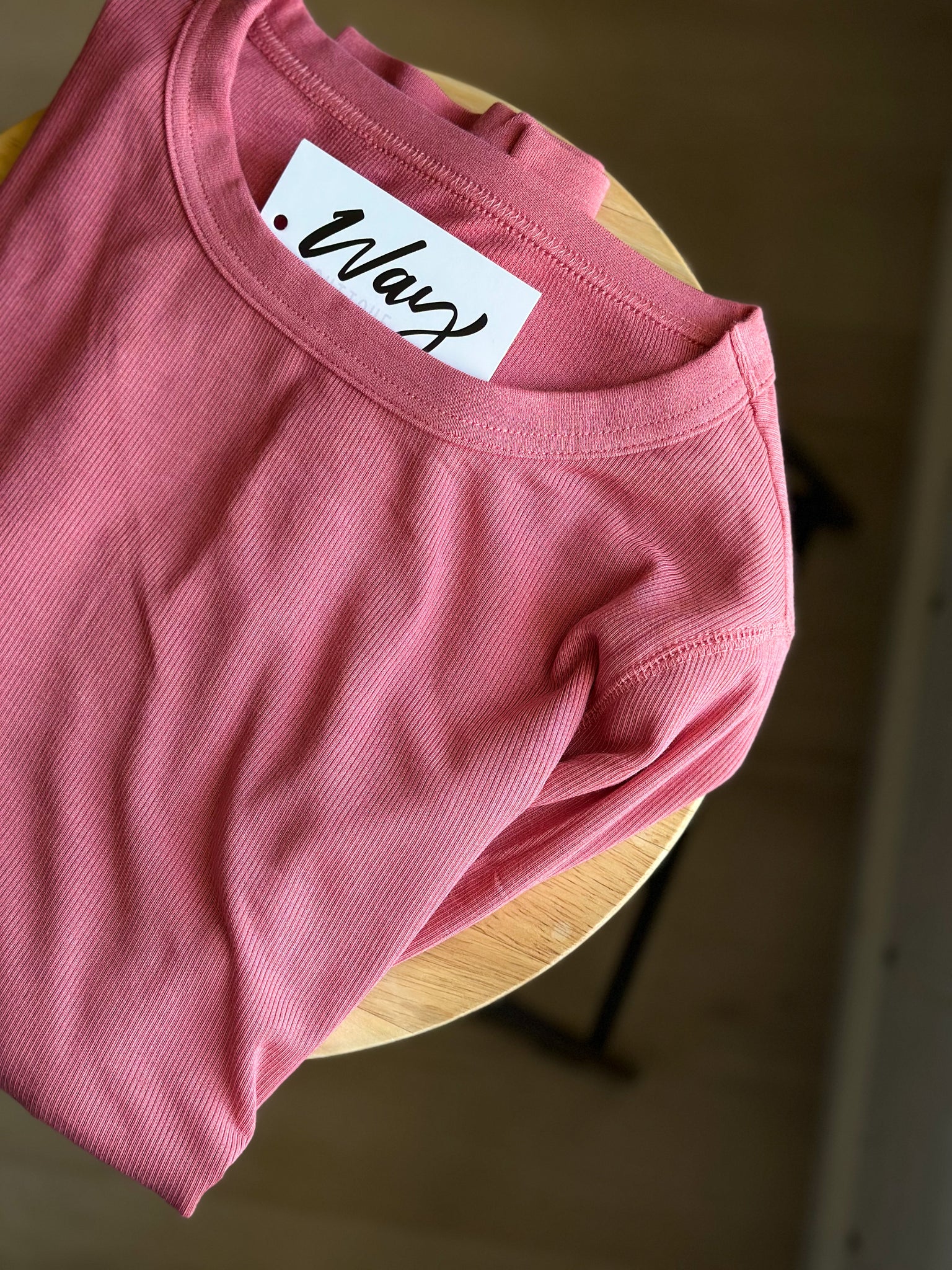 Breya Ribbed Long Sleeve [pink]