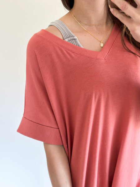 Layer Me Padded Crop Vneck [NEW VERSION!]