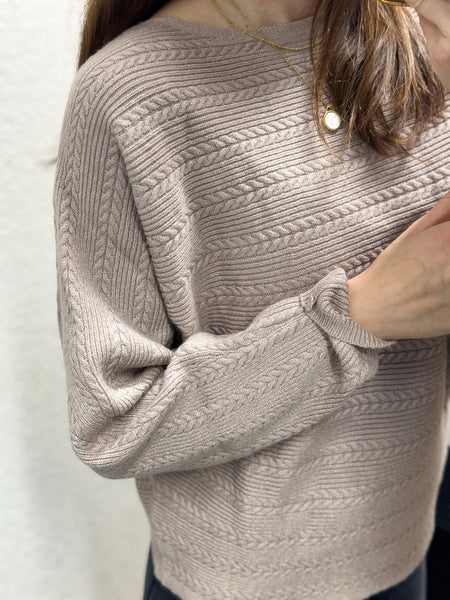 Multi Wear Cable Sweater [ships out next week!]