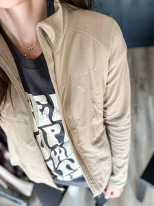 Breeze Full Zip Fleece [Tan]