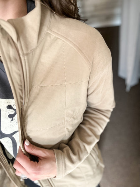 Breeze Full Zip Fleece [Tan]