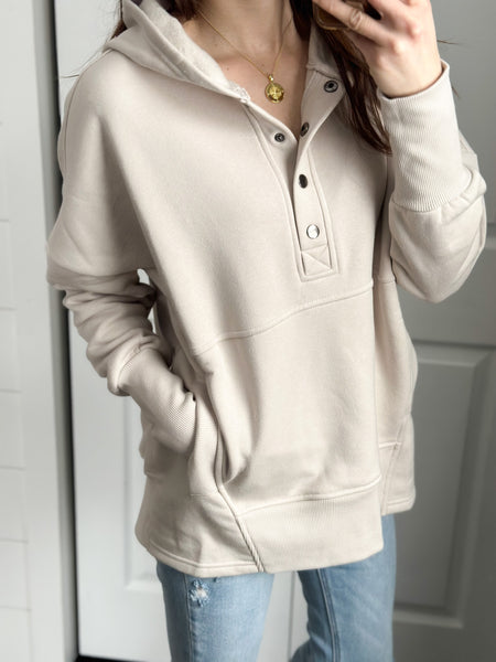 Grab & Go Hoodie [grey, mocha, & taupe]