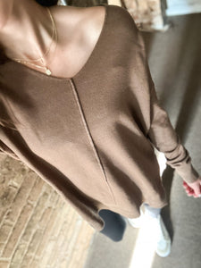 Live in it Sweater [Mocha]