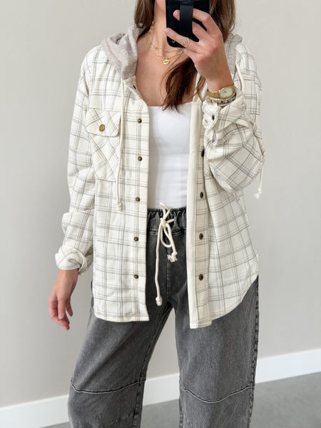 Scout Window Pane Buttery Shacket