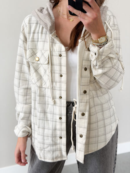 Scout Window Pane Buttery Shacket