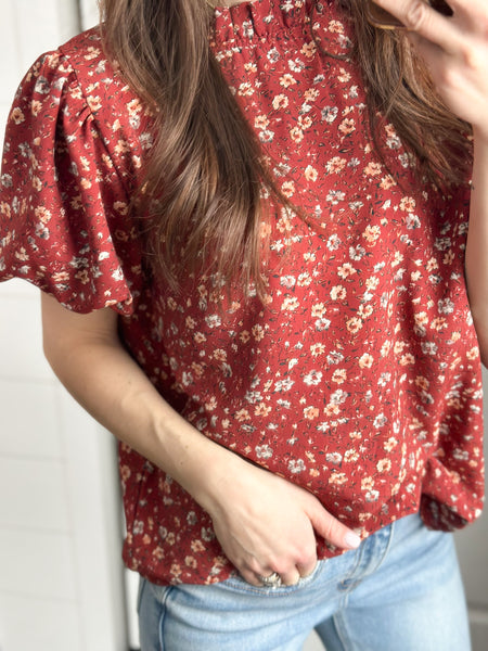 Lu Lu Floral Top