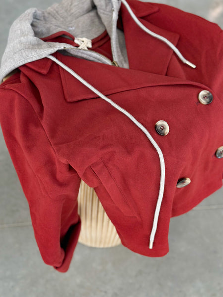 Clause Blazer [with detachable hood]