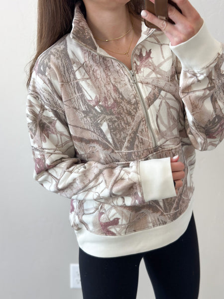 Vintage Camo 1/4 Zip