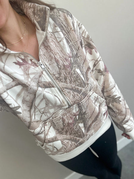 Vintage Camo 1/4 Zip