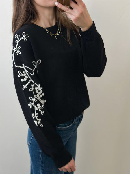 Vine Black Knit