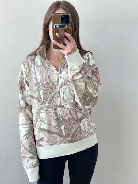Vintage Camo 1/4 Zip