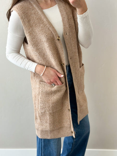 Cloe Teddy Knit Vest