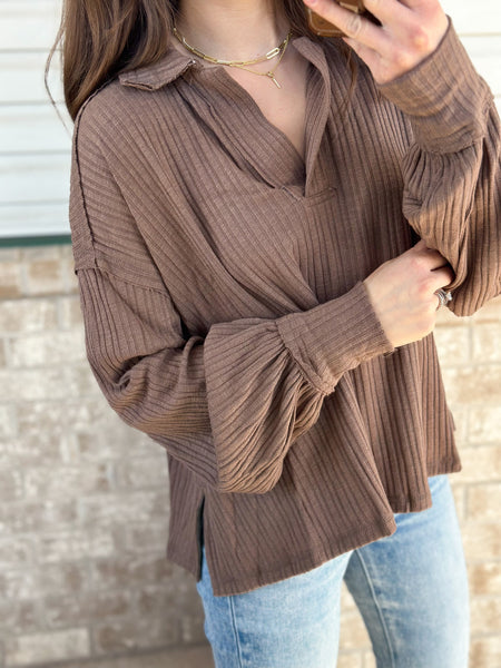 Classic Ribbed Pullover