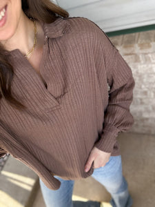 Classic Ribbed Pullover
