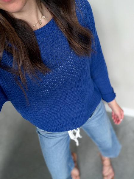 Royal Canyon Blue Crochet