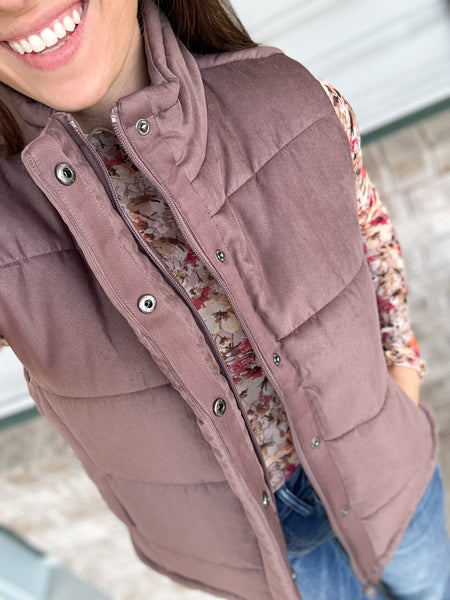 Riss’s Go To Vest [chocolate mauve]