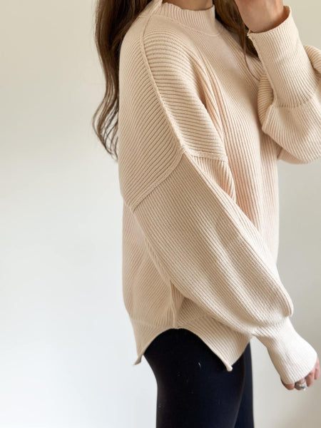 All Day Sweater [Oat]