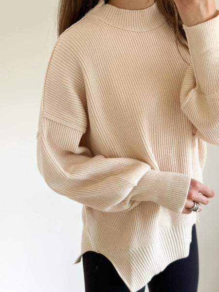 All Day Sweater [Oat]