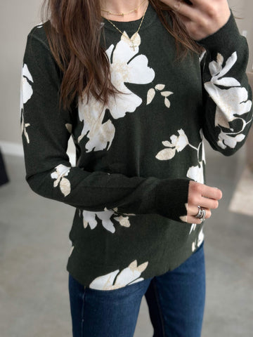 Evergreen Goodness Floral Knit