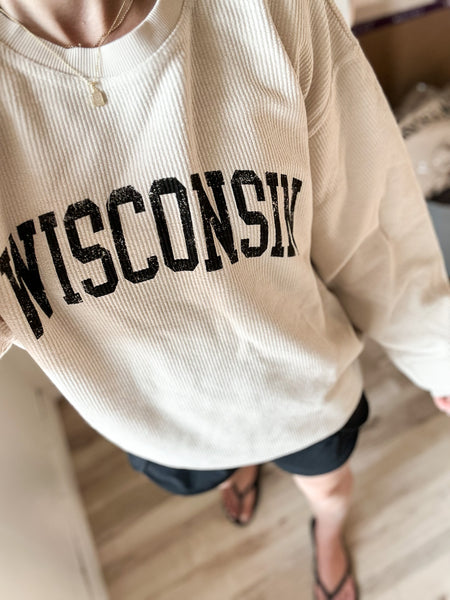 WI Corded Crewneck [2 colors]