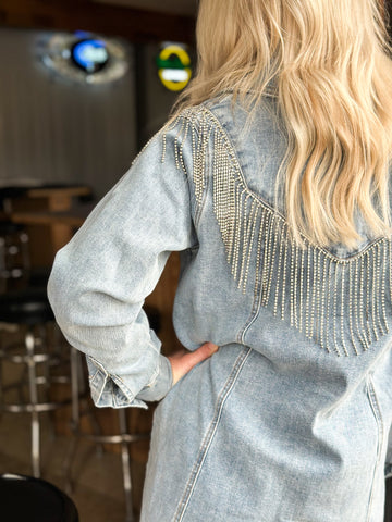 Twain Glitz Denim Jacket/Dress