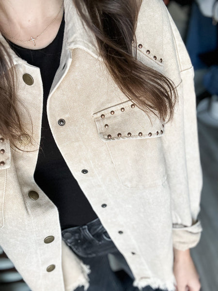 Honky Tonk Studded Shacket