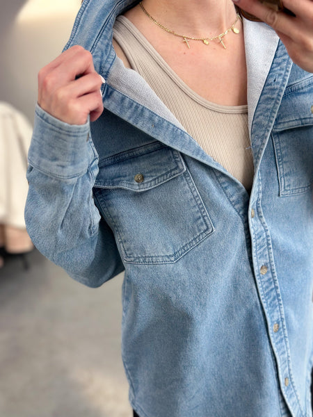 Denim Look Sweatshirt Feel