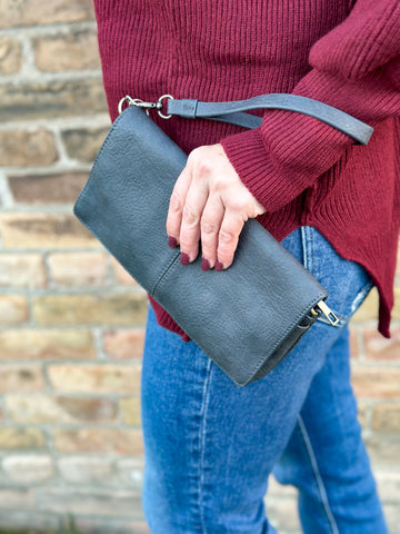 Gray Clutch