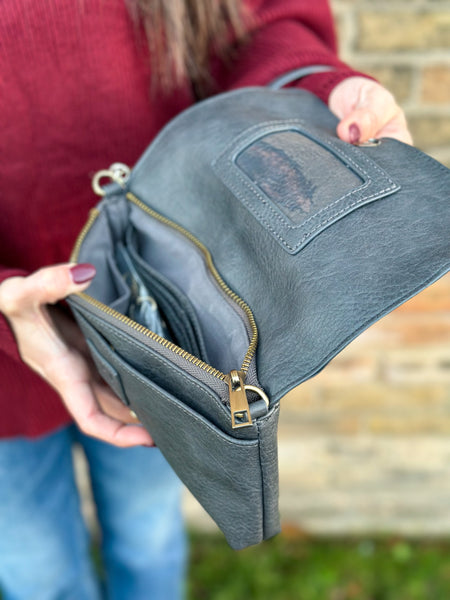 Gray Clutch